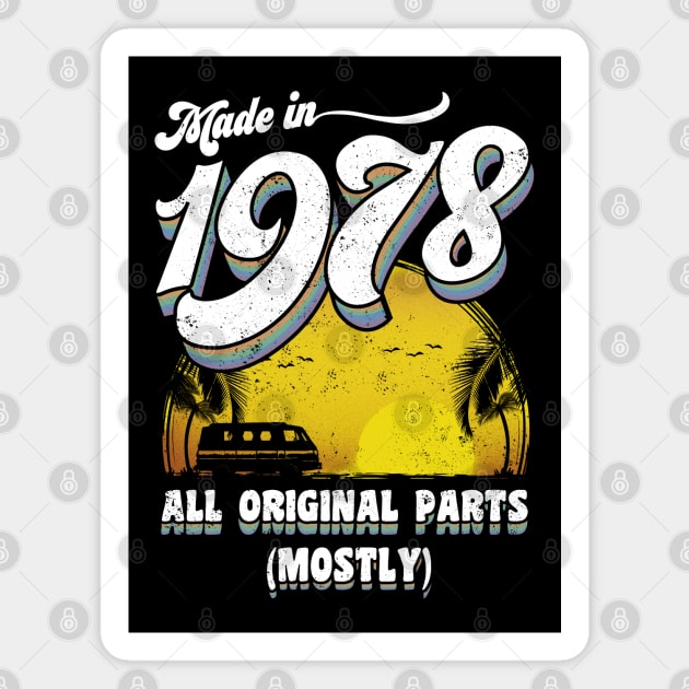 Made in 1978 All Original Parts (Mostly) Magnet by KsuAnn